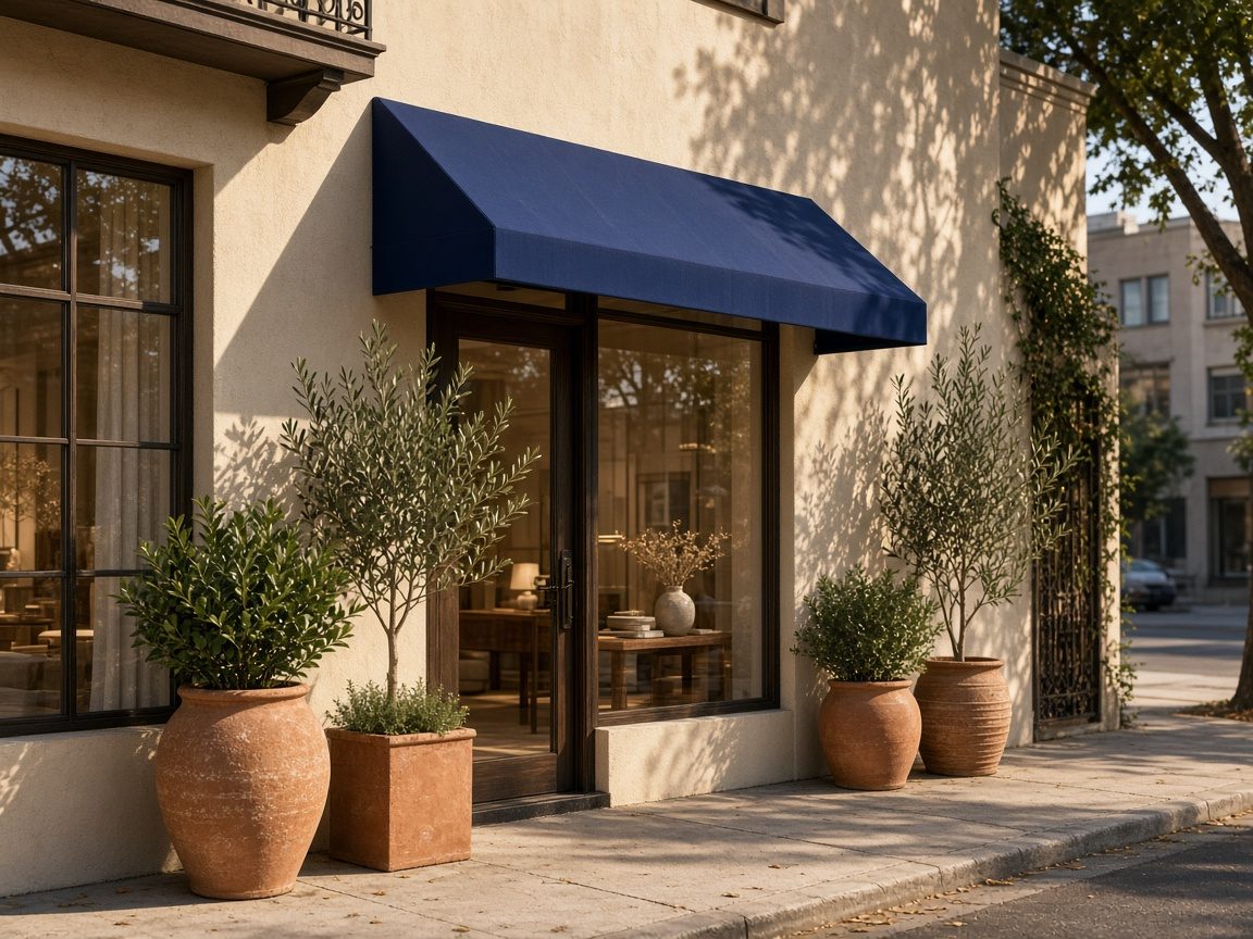 Elegant boutique storefront